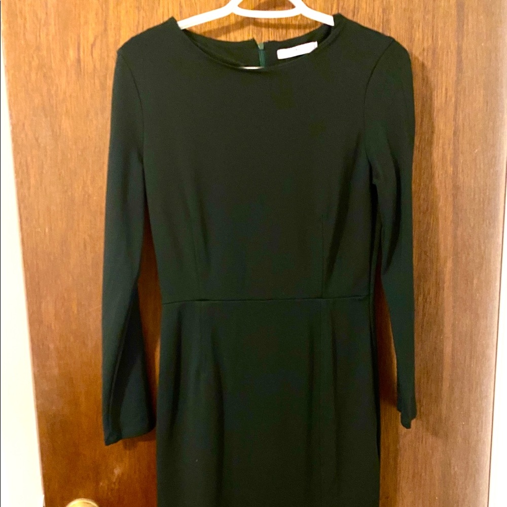 Dark Green Sheath Dress
